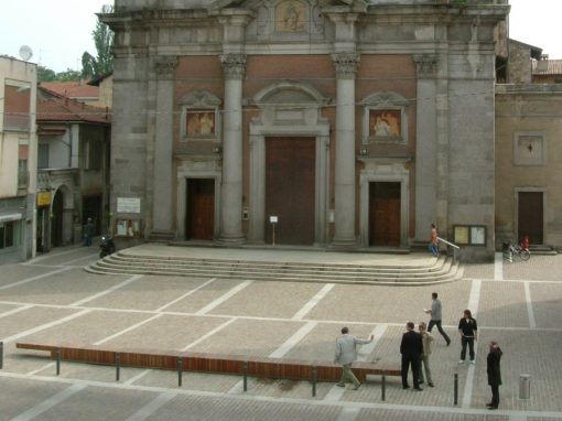 Piazza Vittorio Veneto a Somma Lombardo